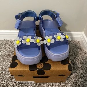 Limited Edition: Melissa x Lazy Oaf Daisy Platform Sandals